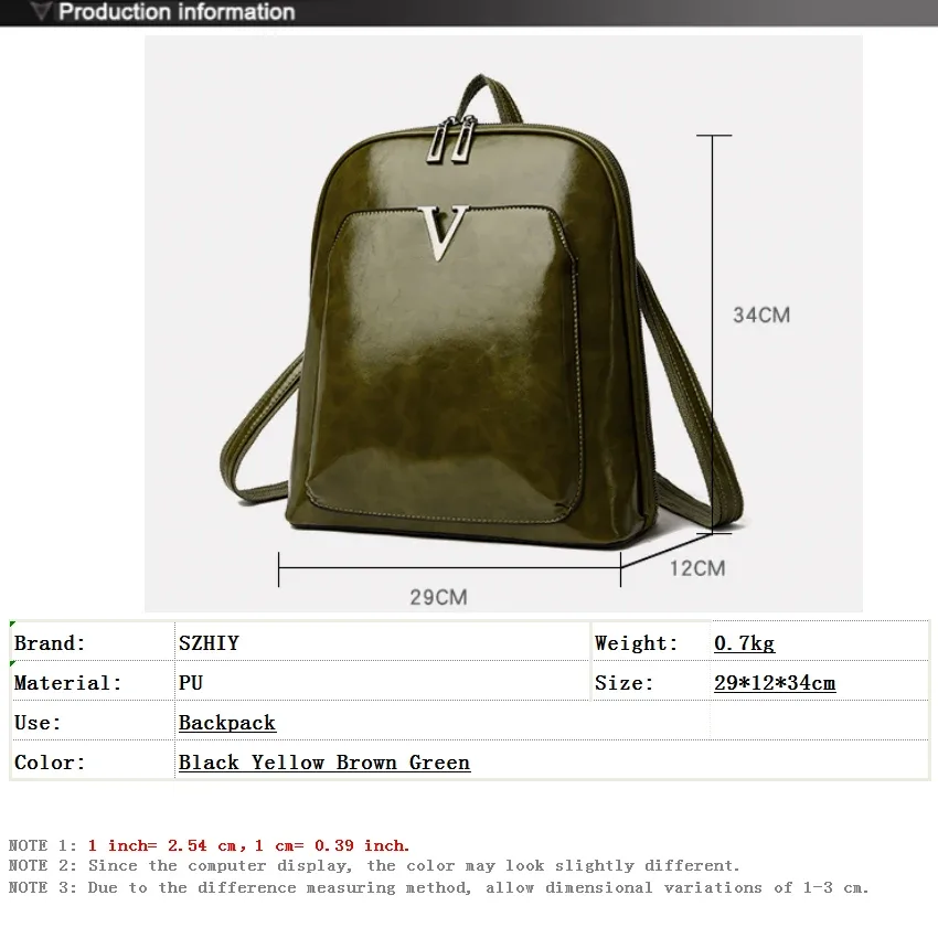 sac à dos design femmes sac de voyage grande capacité sac à dos classique huile cire cuir pu sac à bandoulière mochilas de gran capacité