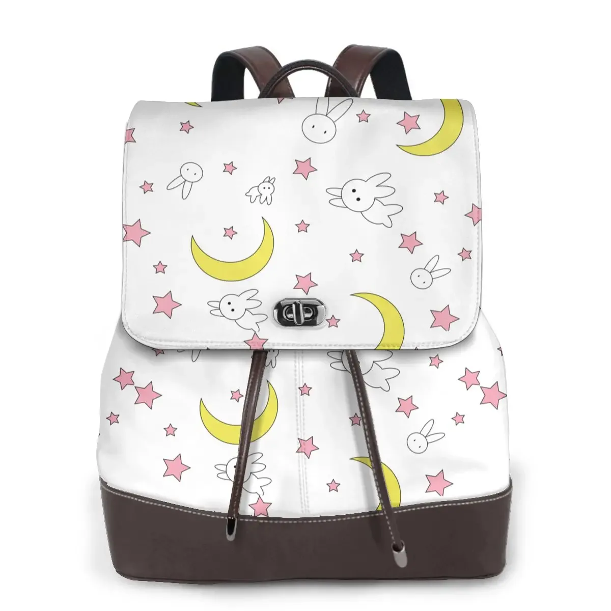 s-sailor-m-moon nouveau sac à dos pour femme tendance, sac à dos en cuir de haute qualité, sac à dos simple et élégant, sac à dos de grande capacité