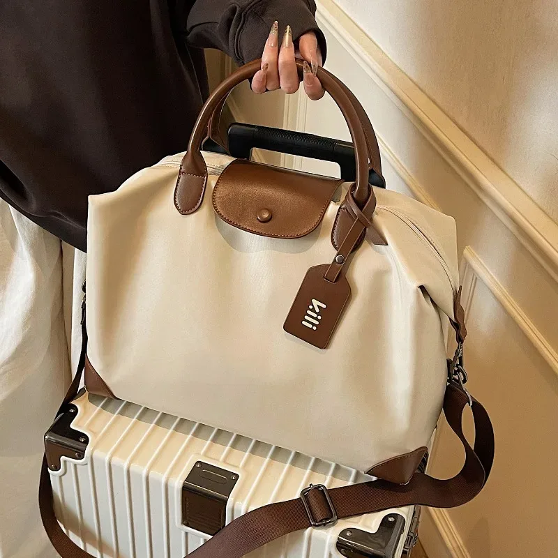 grand sac de voyage avec compartiment sec/humide, idéal pour la gym, le yoga, les week-ends, les séjours d'une nuit, bagage cabine avec compartiment à chaussures, sac à bandoulière
