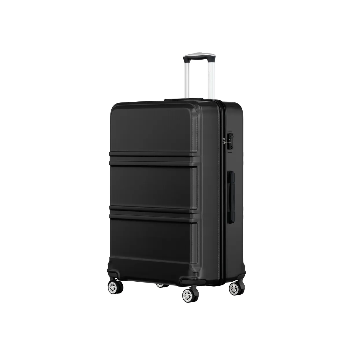 étui rigide kono de 32 pouces, chariots légers abs + pc avec double roues, serrure tsa, valise (s/m/l/xl)