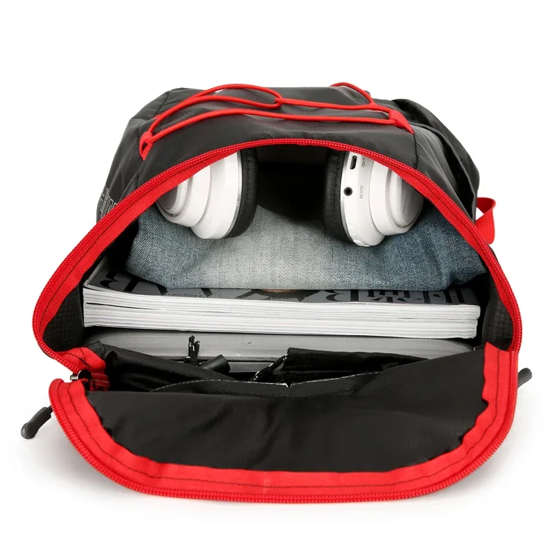 sac à dos pliant d'extérieur 1 pièce, sac de voyage portable ultra-léger avec bretelles réglables, adapté au déplacement et au cyclisme