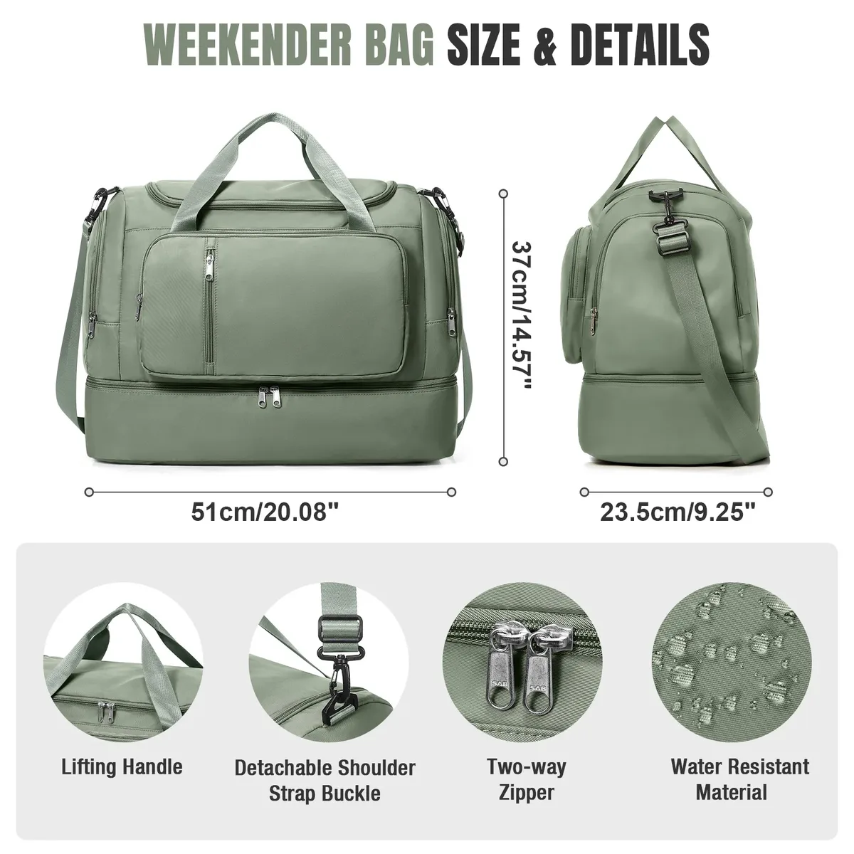 sac de voyage pour hommes et femmes, sac de voyage de grande capacité, sac de week-end extensible, sac à main pour bagages à main, sac de nuit, sac de rangement 