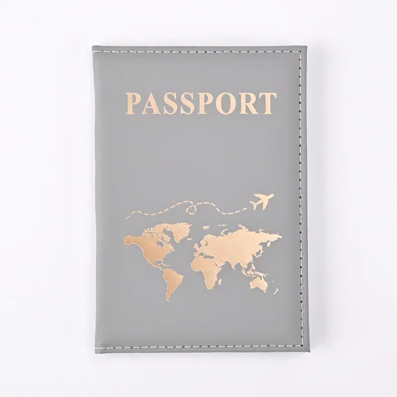 ensemble de porte-passeport de voyage pour femmes et hommes, housse de protection pour passeport de voyage, sacs étiquettes de bagages, accessoires de voyage