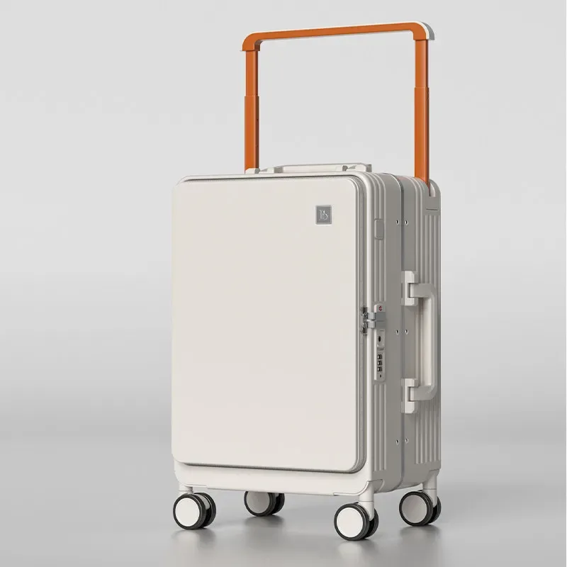 klqdzms valise abs+pc grande capacité, valise à roulettes pour femme, boîte de voyage 20"24"26"28 pouces, sac de voyage style chariot, bagage pour homme