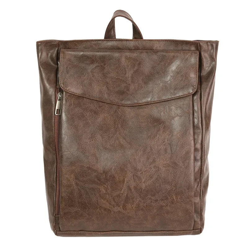 sac à bandoulière pour hommes, nouveau modèle tendance européen et américain, sac d'ordinateur rétro et décontracté, sac de mode urbaine, sac d'étudiant.