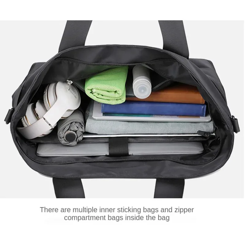 sac fourre-tout personnalisé avec logo pour hommes, sac à main à bandoulière simple, sac à bandoulière carré, sac de week-end, logo imprimé, nom d'image