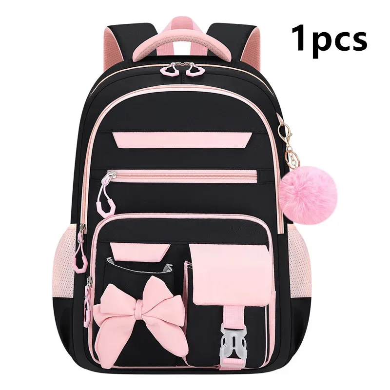 ensemble de 3 sacs à dos scolaires élémentaires grande capacité mignons pour jeunes filles du collège avec trousse et boîte à lunch