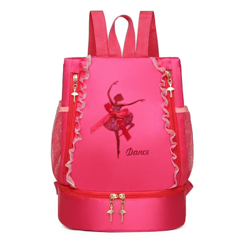 robe de danse mignonne personnalisée, sac à dos pour enfants, jupe en gaze personnalisée, sac à dos de ballet en dentelle pour fille, sac à dos pour étudiant