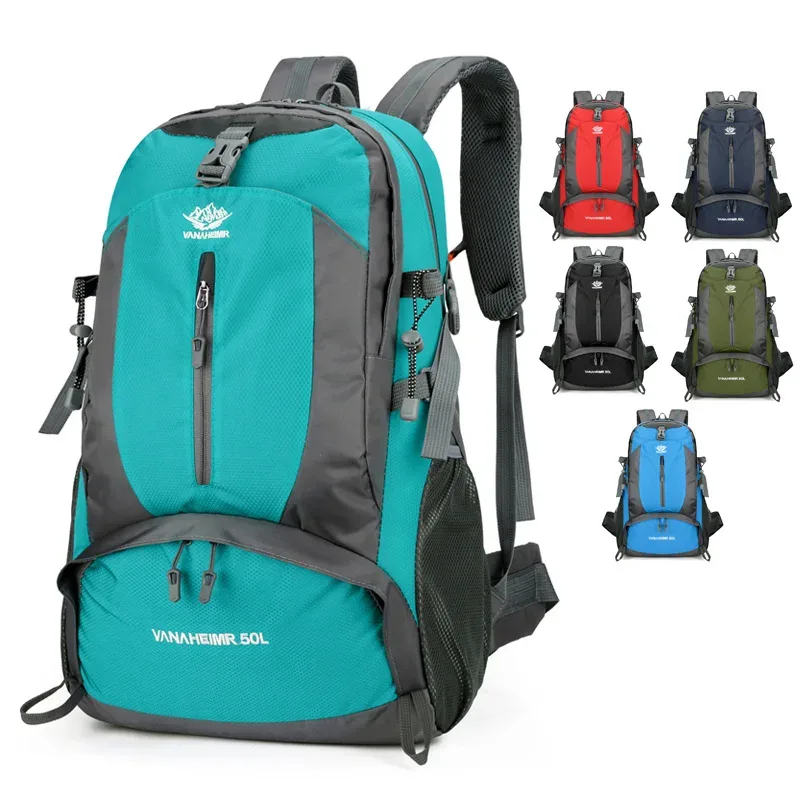 sac à dos de randonnée en plein air 50l, nouveau modèle de sport, voyage, grande capacité, double épaule, pour l'escalade et le camping
