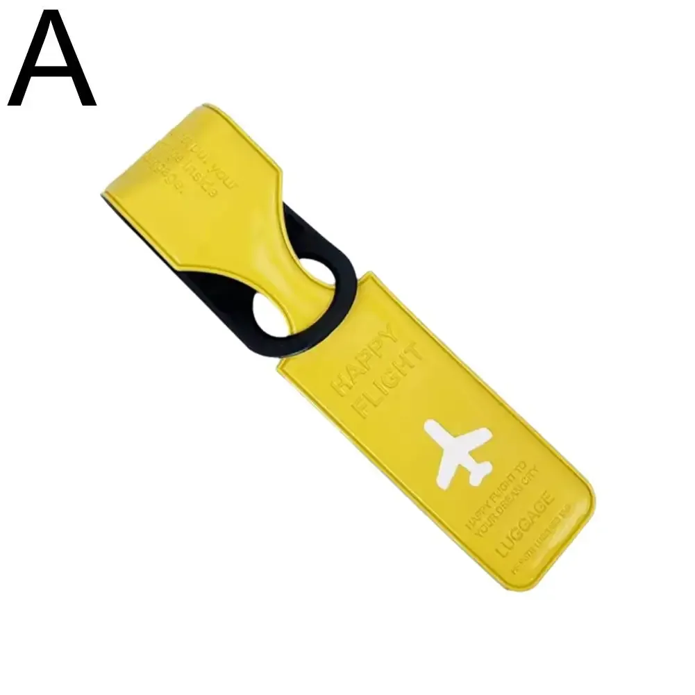 étiquettes de bagage de voyage couverture valise id porte-étiquette de bagage lettre étiquettes d'embarquement de bagages étiquette portable accessoires créatifs trave
