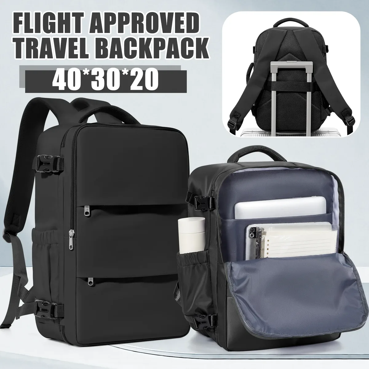Ryanair 40x30x20 sac à dos de voyage Wizzair cabine avion valises cabine bagages à main sacs sac à dos étanche ordinateur portable Packbag