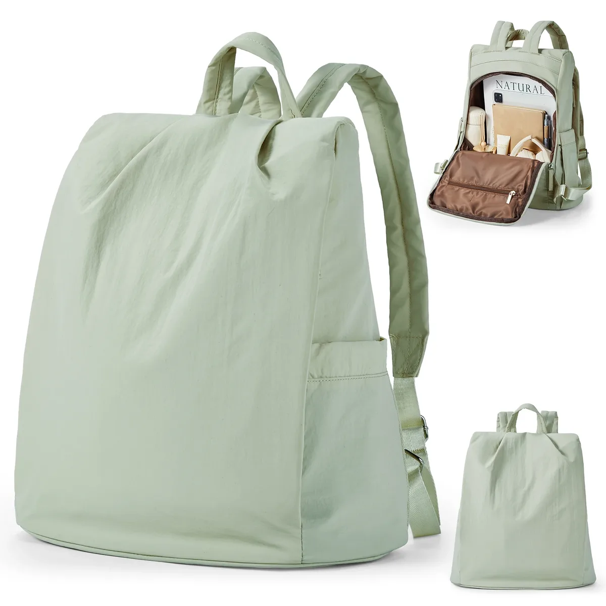 sac à dos pour femmes, sac à dos moderne simple, sac à dos de travail léger pour femmes, sac à dos de voyage antivol