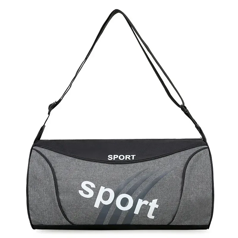 sac de sport unisexe pour femmes et hommes, sac à dos d'extérieur à bandoulière, polochon personnalisé, voyage de nuit, sac de sport de yoga