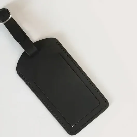 étiquette de bagage personnalisée en cuir de vachette véritable avec initiales, étiquette de valise personnalisée, pendentif de sac de luxe pour affaires, charme rétro