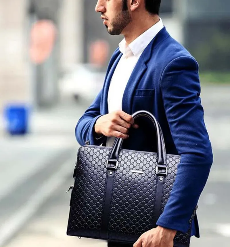 offre spéciale nouveaux hommes mode mallette d'affaires de haute qualité en cuir sac à main grande capacité sacs à bandoulière sacs pour ordinateur portable sac de messager