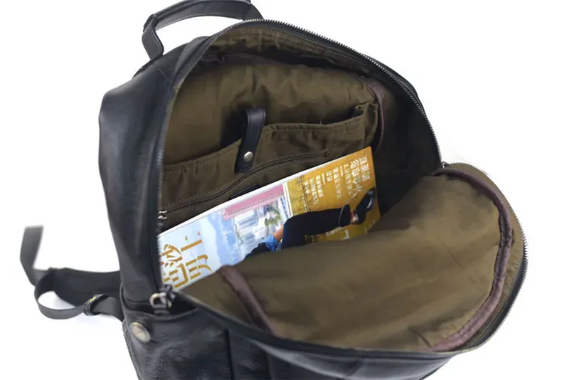 pndme – sac à dos vintage en cuir véritable pour hommes et femmes, sac de voyage de bonne qualité, simple, en cuir de vache naturel, pour ordinateur portable