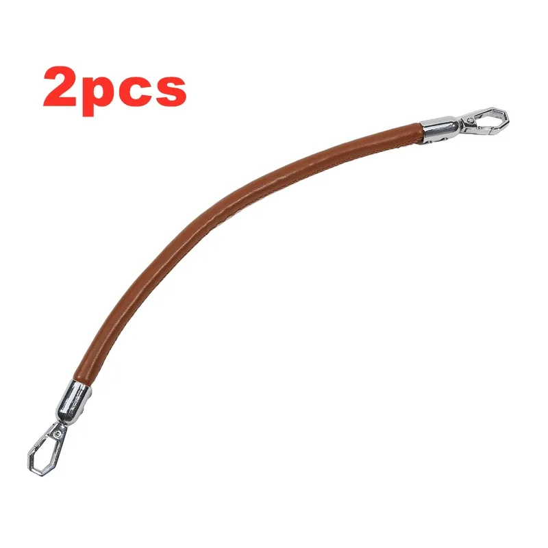 sangle de sac à bandoulière tressée en cuir pu de 30cm, poignées courtes, poignée de remplacement diy pour sac à main, accessoires de ceinture, 1/2 pièces