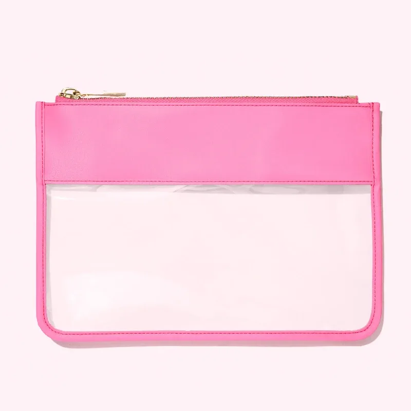 pochette classique en pvc transparent, sac de voyage transparent étanche pour cosmétiques, rouges à lèvres, brosse, sac à main en plastique avec fermeture éclair, organisateur de maquillage de toilette