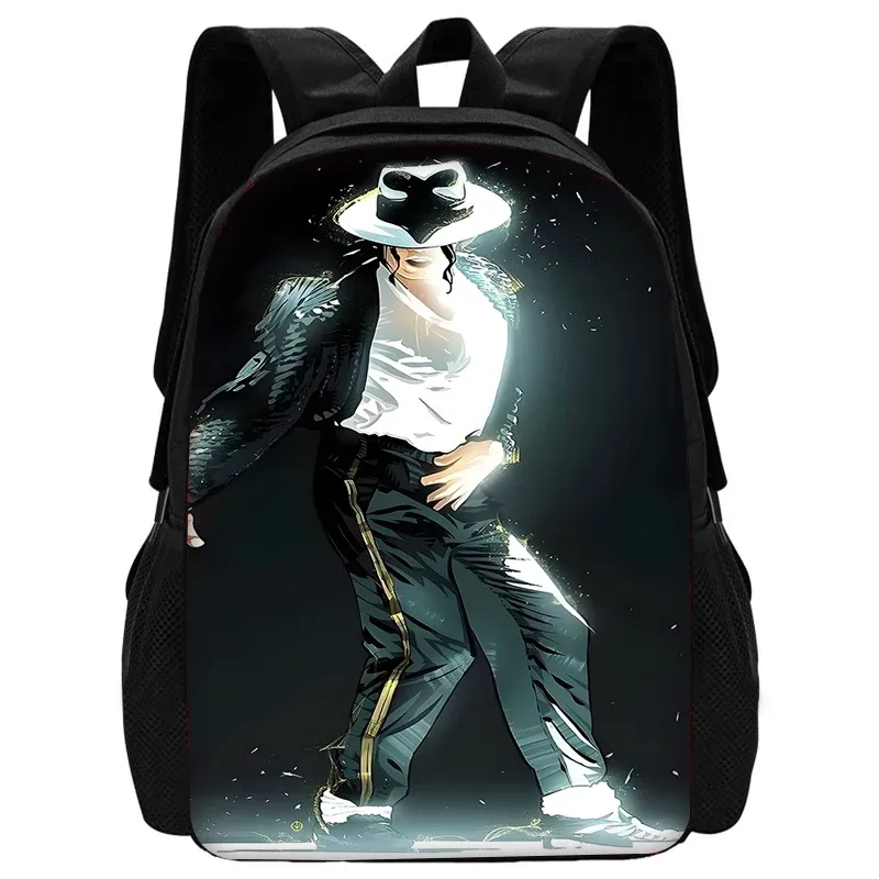 sac à dos pour enfants, chanteurs populaires, michaels jackson, avec sacs à déjeuner, sacs à crayons, sacs d'école pour garçons et filles, meilleur cadeau