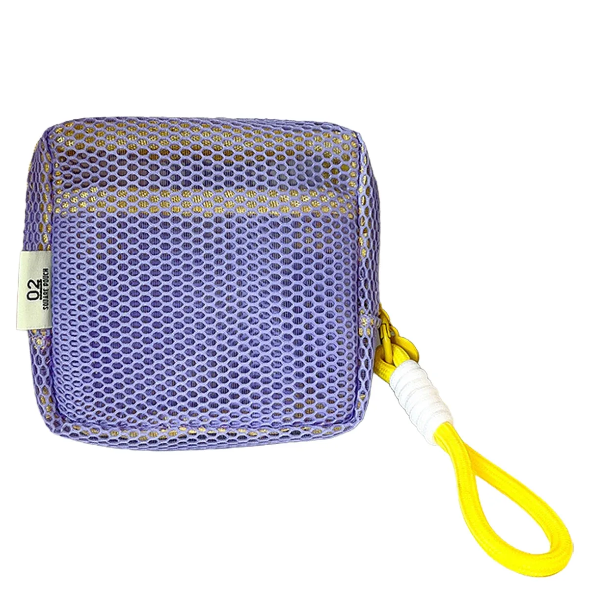 mini pochette de rangement en maille avec sangle de poignet, fermeture éclair transparente, sac de voyage de plage pour cosmétiques, clés, écouteurs, petits accessoires, 4/1 pièce