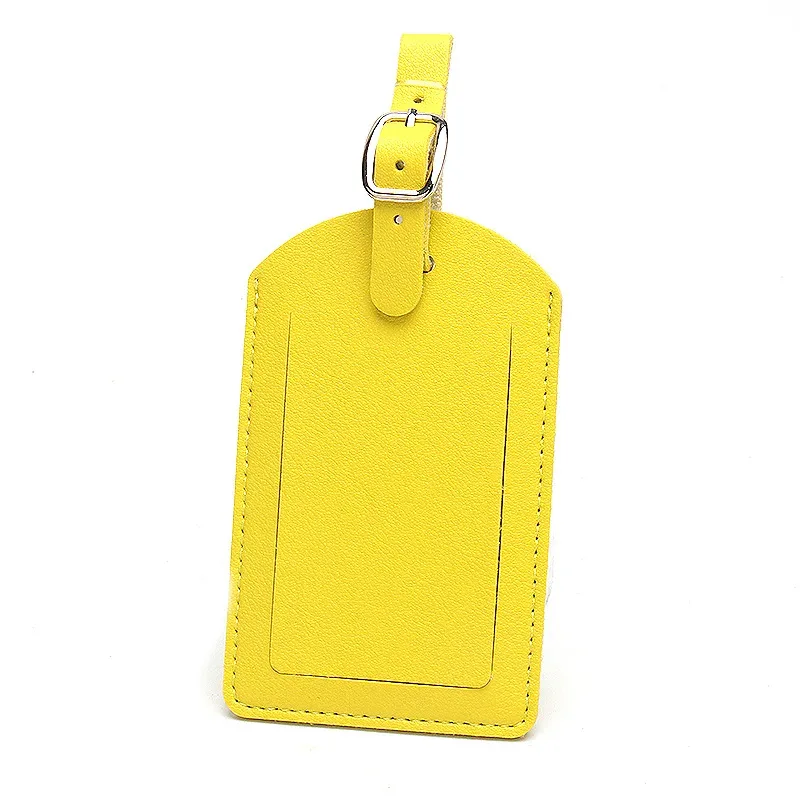 étiquette bagage porte cartes identité voyage accessoires compacts couleurs variées pochettes intérieures fermeture bouton doré usage international