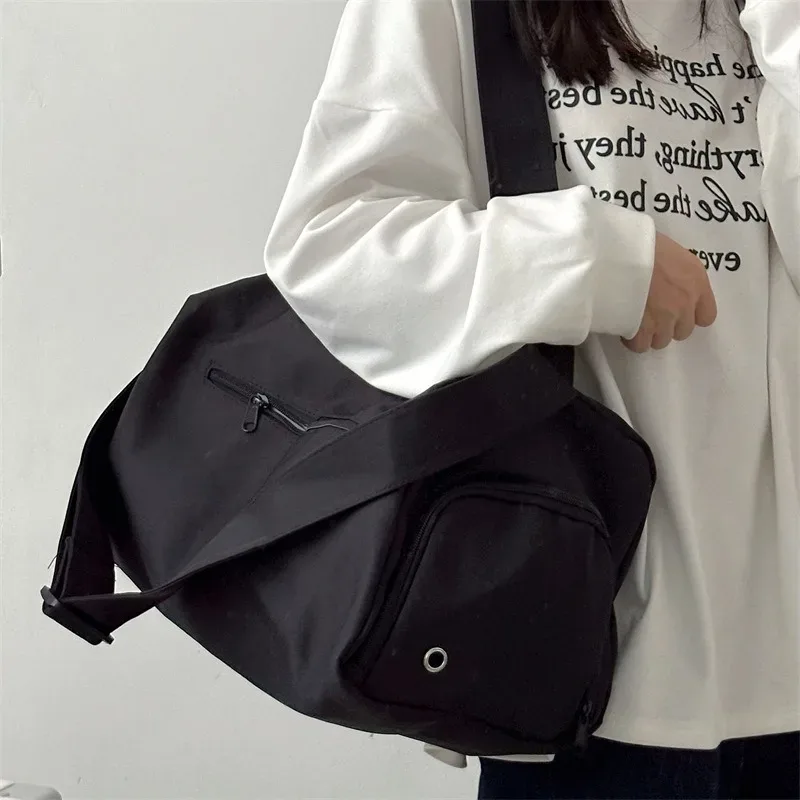 grands sacs fourre-tout de voyage à bandoulière pour femmes, sacoche à bandoulière en toile, sacoches de sport et de yoga, sac à main à la mode, 2024