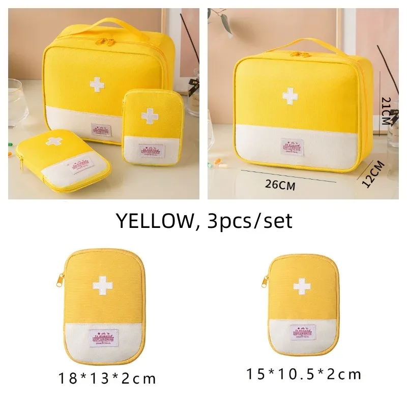 sac médical portable pour voyage d'affaires, kit d'urgence en plein air, petit sac à médicaments portable, sac de rangement à domicile