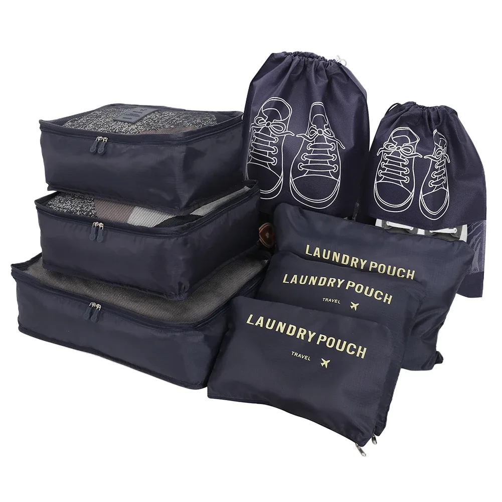 organisateur voyage sacs rangement oxford doux polyvalent transparent respirant fermeture éclair durabledurable pliable transport facile conception boucle empilable vêtements