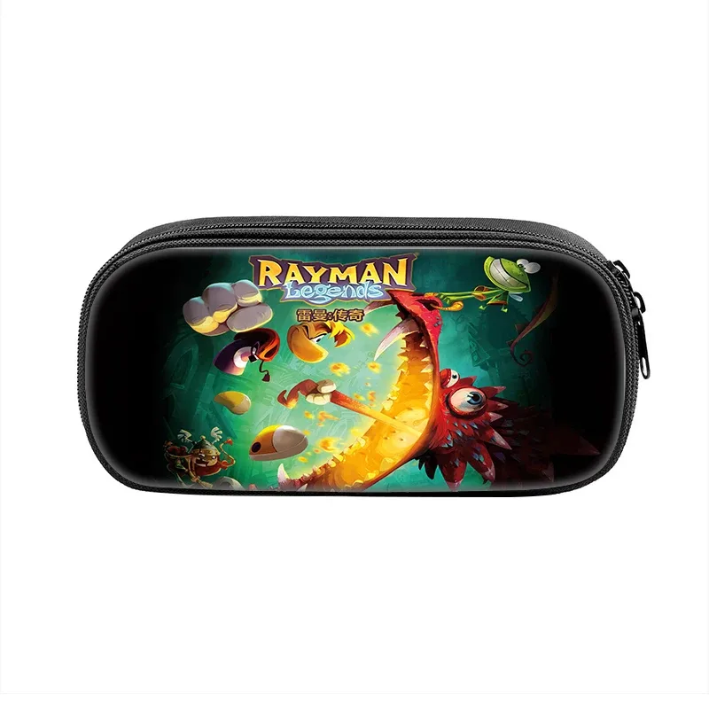 jeux de dessin animé rayman legends 2 pièces ensemble sac à dos cartable garçons filles camping sac à dos trousse à crayons sac à crayons boîte à crayons