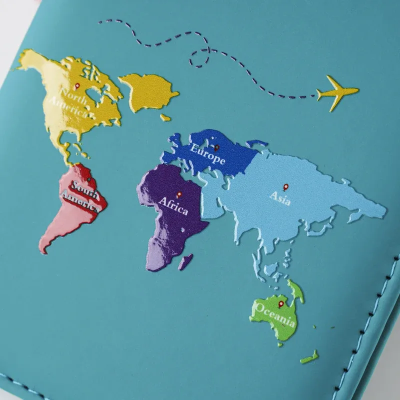 nom personnalisable nouvelle impression couleur uv carte universelle couverture de passeport porte-passeport passeport hommes et femmes cadeau universel