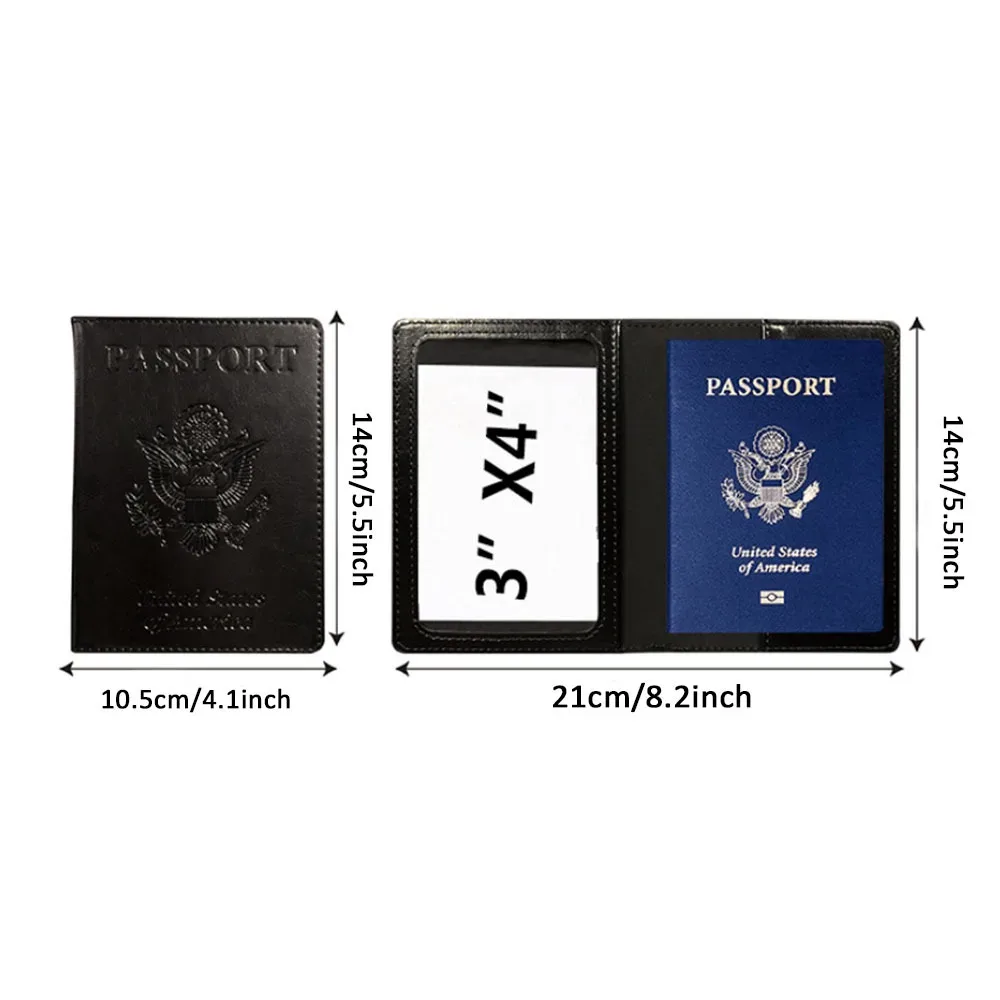 porte-passeport en cuir avec blocage rfid, étui à cartes, couverture, portefeuille, essentiel de voyage, voyage international, accessoires de voyage, ista haves