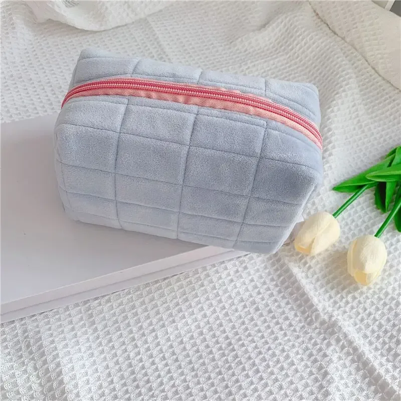 sac à cosmétiques à motif de fleurs douces, emballage de maquillage portable, présentoir, organisateur de rangement, grande capacité, pochette de lavage de voyage pour femmes