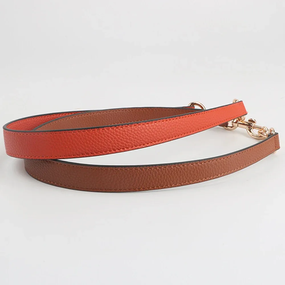 sangle de sac de conception de marque pour sac fourre-tout sous les bras, sacs à main, sangle de sac initiée par la poignée, sangle en cuir vachetta, accessoires de sac