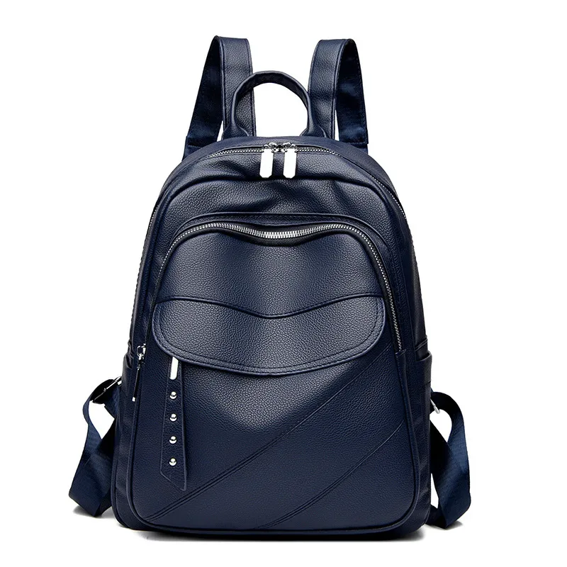 nouveauté sac à dos en pu sac à main pour femmes sac à bandoulière sac à bandoulière souple grand sac à dos décontracté élégant