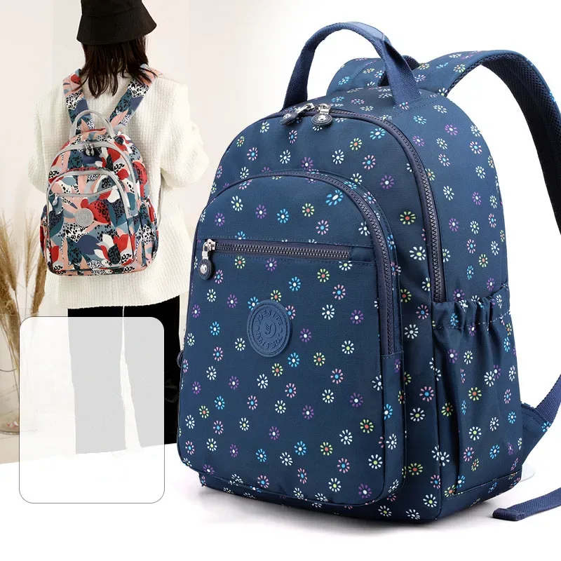 nouvelle mode adolescente filles sac à dos impression florale loisirs sac à dos étudiant bagages femmes loisirs voyage sac à dos