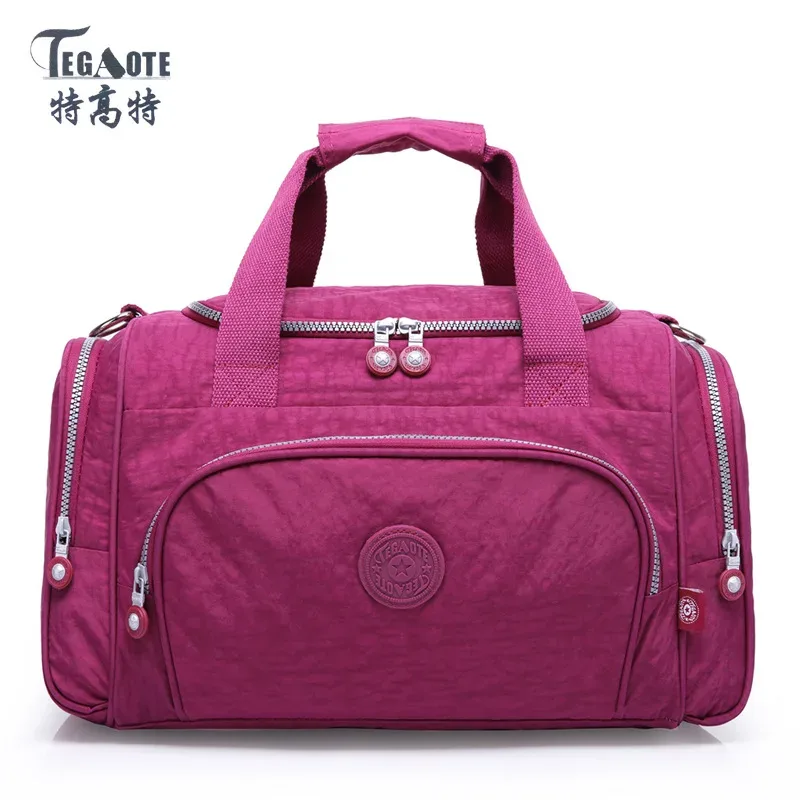 sacs à main en nylon de marque pour femmes, sac de voyage léger, sac de voyage à main, bagage à main pour voyage