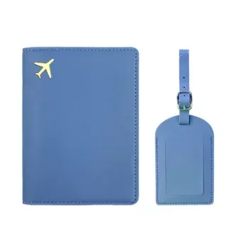 étiquette bagage cuir gravé avion doré gris orange beige noir rouge kaki rose vert voyage identité