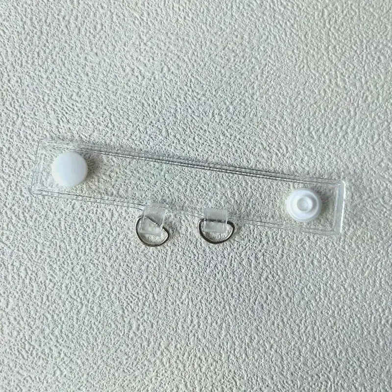 boucles d'extension de sangle de sac en pvc transparent, 2 clips à pression pour réparation et remplacement de sacs à dos, sacs à main et bagages d'extérieur