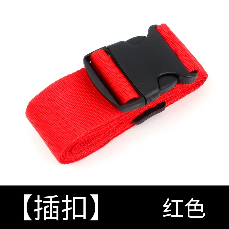 sangles de bagage droites pour valise, ceinture de bagage en polyester avec boucle de déverrouillage réglable, accessoire de voyage ﻿