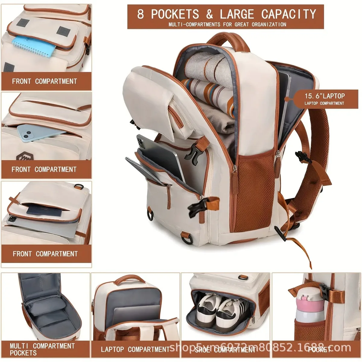 sac à dos d'affaires pour hommes et femmes, sac à dos extensible de grande capacité, sac à dos pour ordinateur, sac à dos, sac de voyage