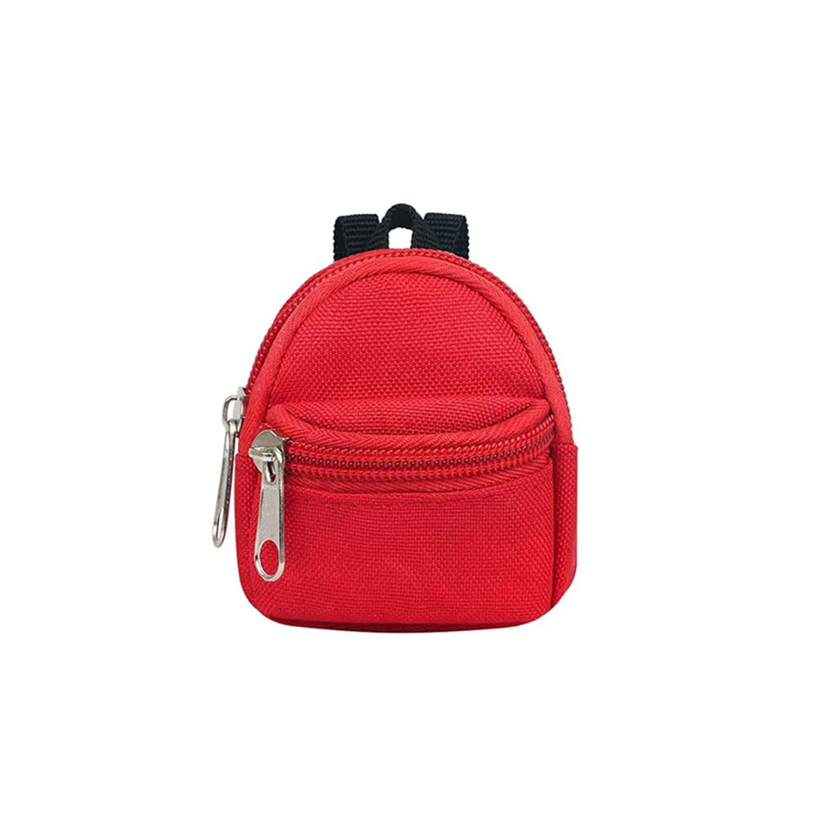 sac dos nylon petit format ovale fermeture glissière poche latérale double épaule poches latérales couleur vivante usage voyage