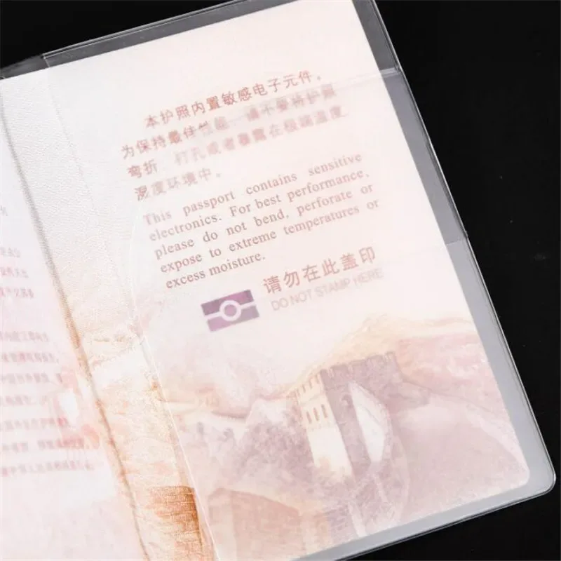 étui étanche en pvc pour passeport, porte-cartes de crédit, porte-documents d'affaires, étui de protection, poudres, 1pc