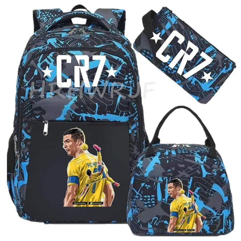 sacs à dos de sport cr7, sacs d'école camouflage pour ordinateur portable, pour hommes et femmes, sac à dos de grande capacité pour les voyages, le bureau, les trajets scolaires