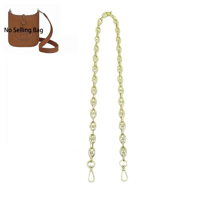 chaîne de sac en métal de haute qualité, sangle de transformation de remplacement sous les bras, sac à bandoulière, chaînes d'extension, accessoires de bricolage