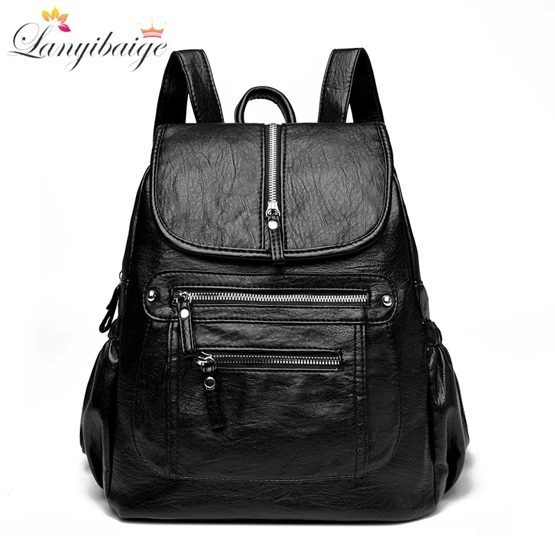 sac à dos de luxe en cuir group pour femme, décontracté, à la mode, grande capacité, voyage, qualité, peau de vache