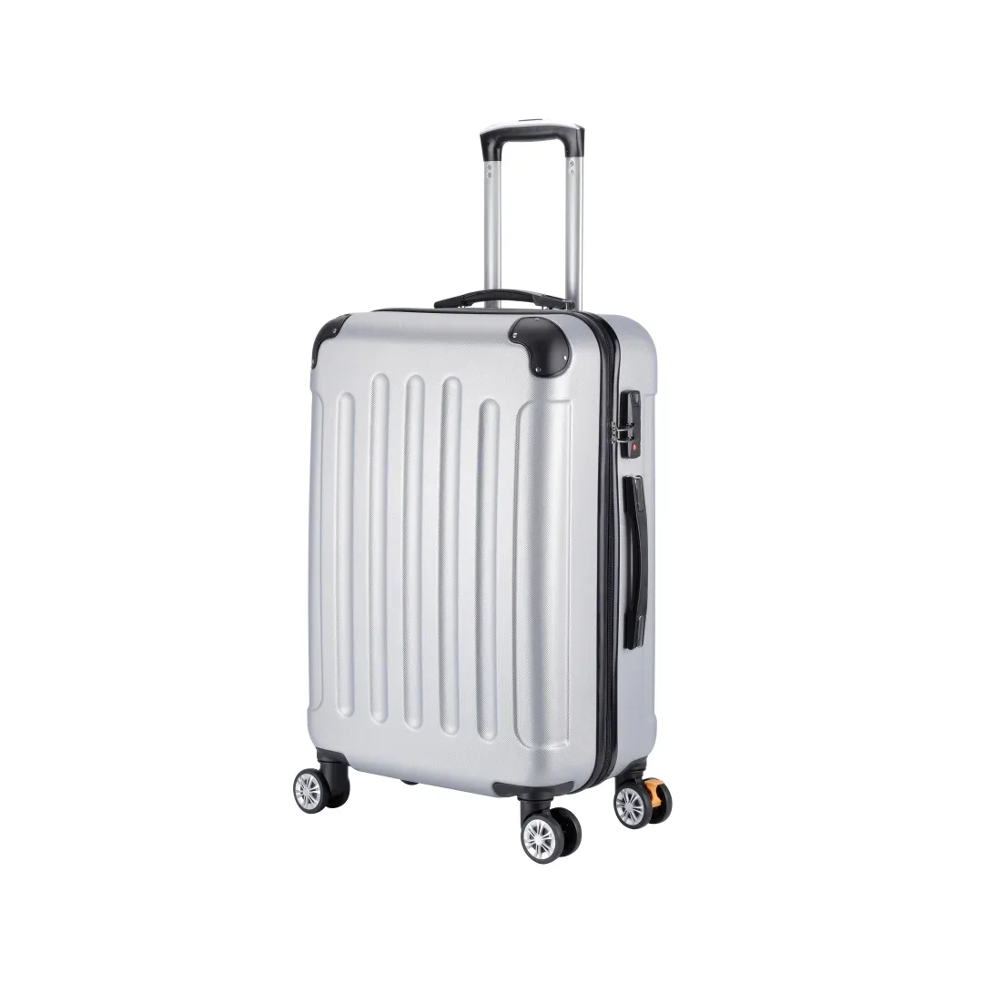 valise abs toupie lilas argentée dorée rose pastel vert menthe voyage trousse toilette leger grande capacite