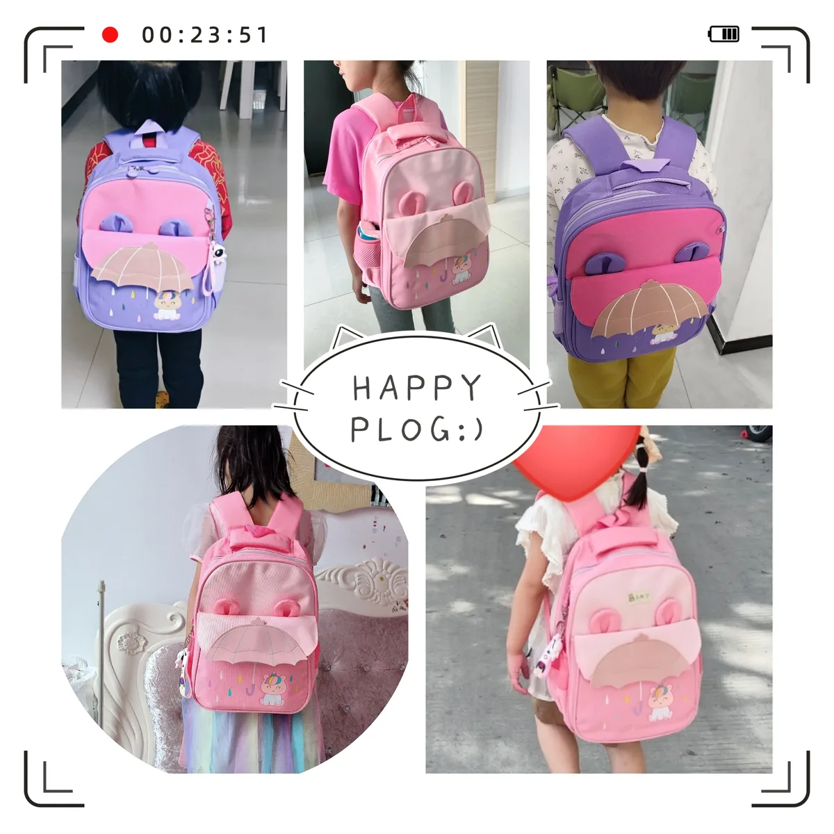 nouveaux sacs à dos mignons pour enfants 2026 – cartables de maternelle tendance avec animaux de dessin animé pour filles – petits sacs d'école adorables