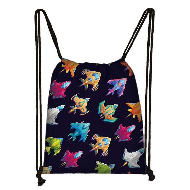 spacvier-sac à dos imprimé pilote pour femme, astronome ovni, proximité wstring, sac de rangement pour chaussures de voyage, support de livre pour adolescent, cadeau