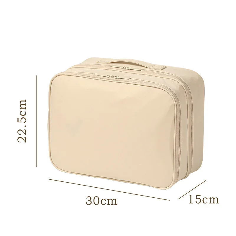 sac de rangement pour chaussures de voyage en tissu oxford, valise de voyage, boîte à chaussures portable pour trois paires, boîte à chaussures portable pour pantoufles, sac à cosmétiques