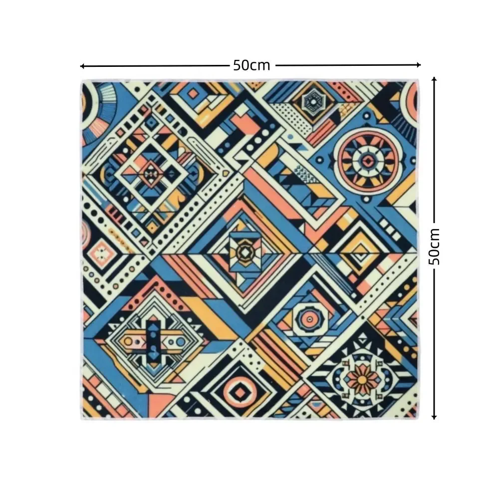 tissu protecteur d'objectif 50x50cm, enveloppe de protection carrée pliable pour appareil photo, tissu auto-adhésif multi-usages, sac de rangement cosmétique